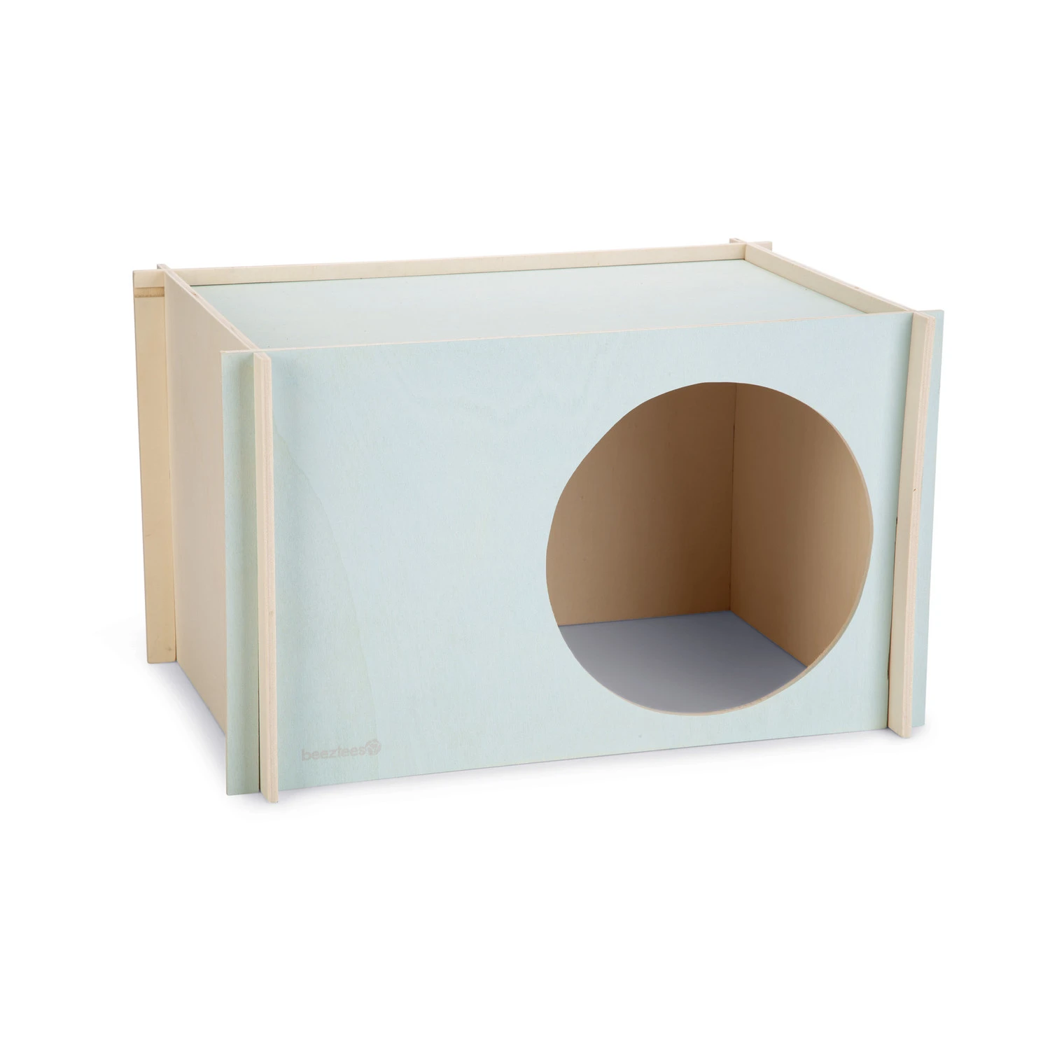 Beeztees Beeztees Houten Huis Bildup - Mint L - 42x29x25 Cm 3 Beeztees Beeztees Houten Huis Bildup - Mint L - 42x29x25 Cm