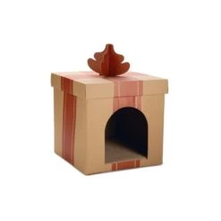 Beeztees Beeztees Kartonnen Kattenhuis Kerstcadeau - 36 Cm -Huisdierbenodigdheden Verkoop beeztees beeztees kartonnen kattenhuis kerstcadeau 2