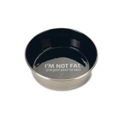 Beeztees Beeztees RVS Voerbak Not Fat - Zwart