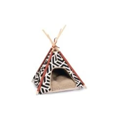 Beeztees Beeztees Tipi Tent Vigo - Wit/Zwart - 50x50x70 8 Beeztees Beeztees Tipi Tent Vigo - Wit/Zwart - 50x50x70 -Huisdierbenodigdheden Verkoop beeztees beeztees tipi tent vigo wit zwart 50x50x7 2