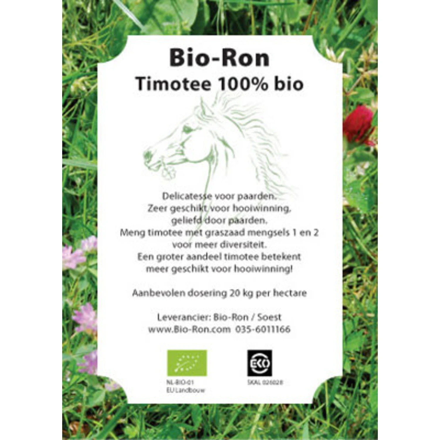 Bio-Ron Bio-Ron Timotee Zaad - 500 Gram 3 Bio-Ron Bio-Ron Timotee Zaad - 500 Gram