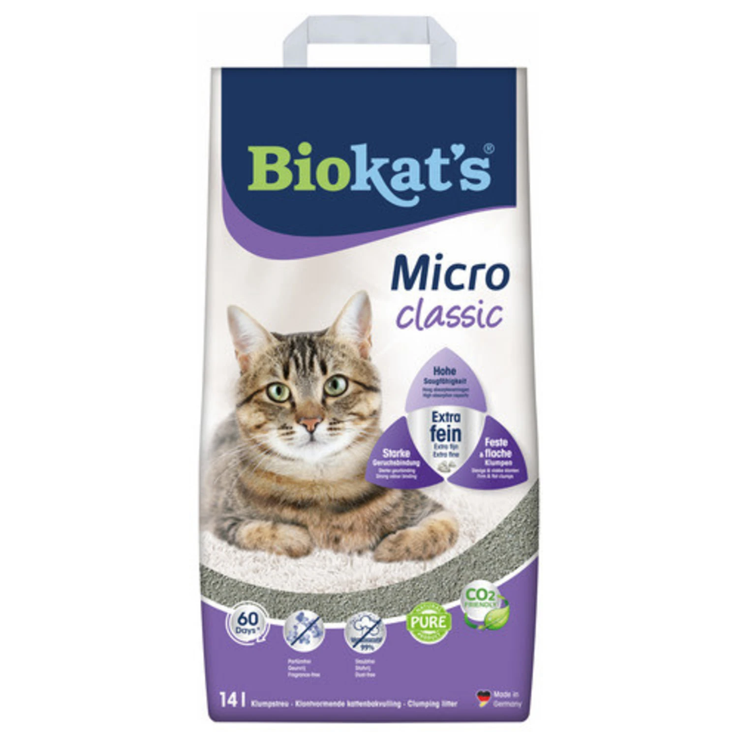 Biokat Biokat's Micro Kattenbakvulling - Classic - 14 Liter 3 Biokat Biokat's Micro Kattenbakvulling - Classic - 14 Liter