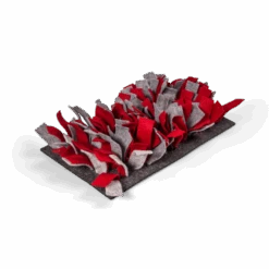 Bunny Nature Bunny Nature - Snuffelmat Vilt - 28 X 15 X 5 Cm Rood Met Grijs