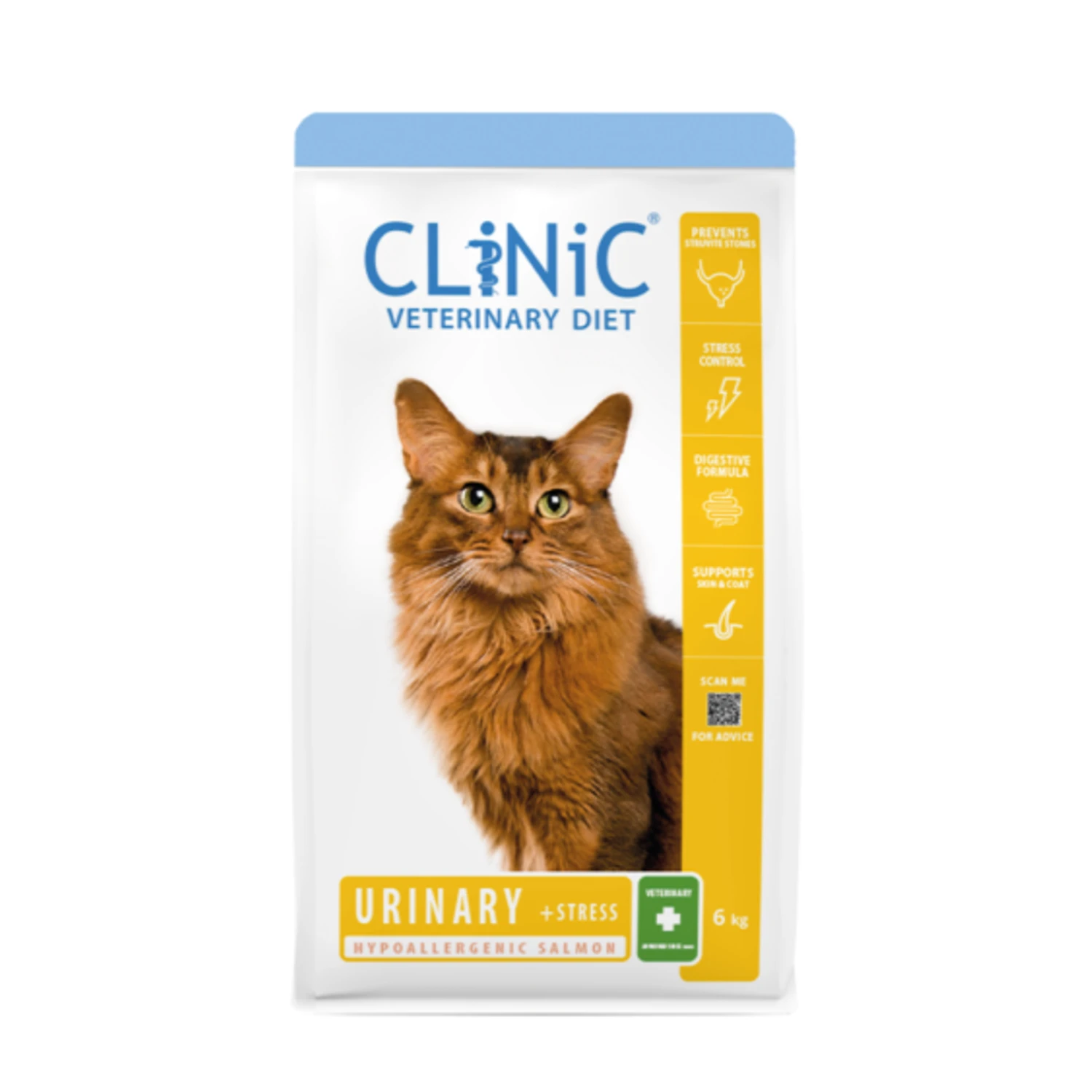 Clinic Clinic Kat Blaasgruis Dieet - Urinary + Stress - Salmon - 6 Kilo 3 Clinic Clinic Kat Blaasgruis Dieet - Urinary + Stress - Salmon - 6 Kilo