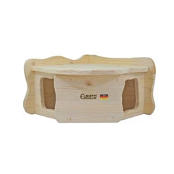 Elmato Elmato Houten Hoekhuis Malaga - 32x32x20 Cm