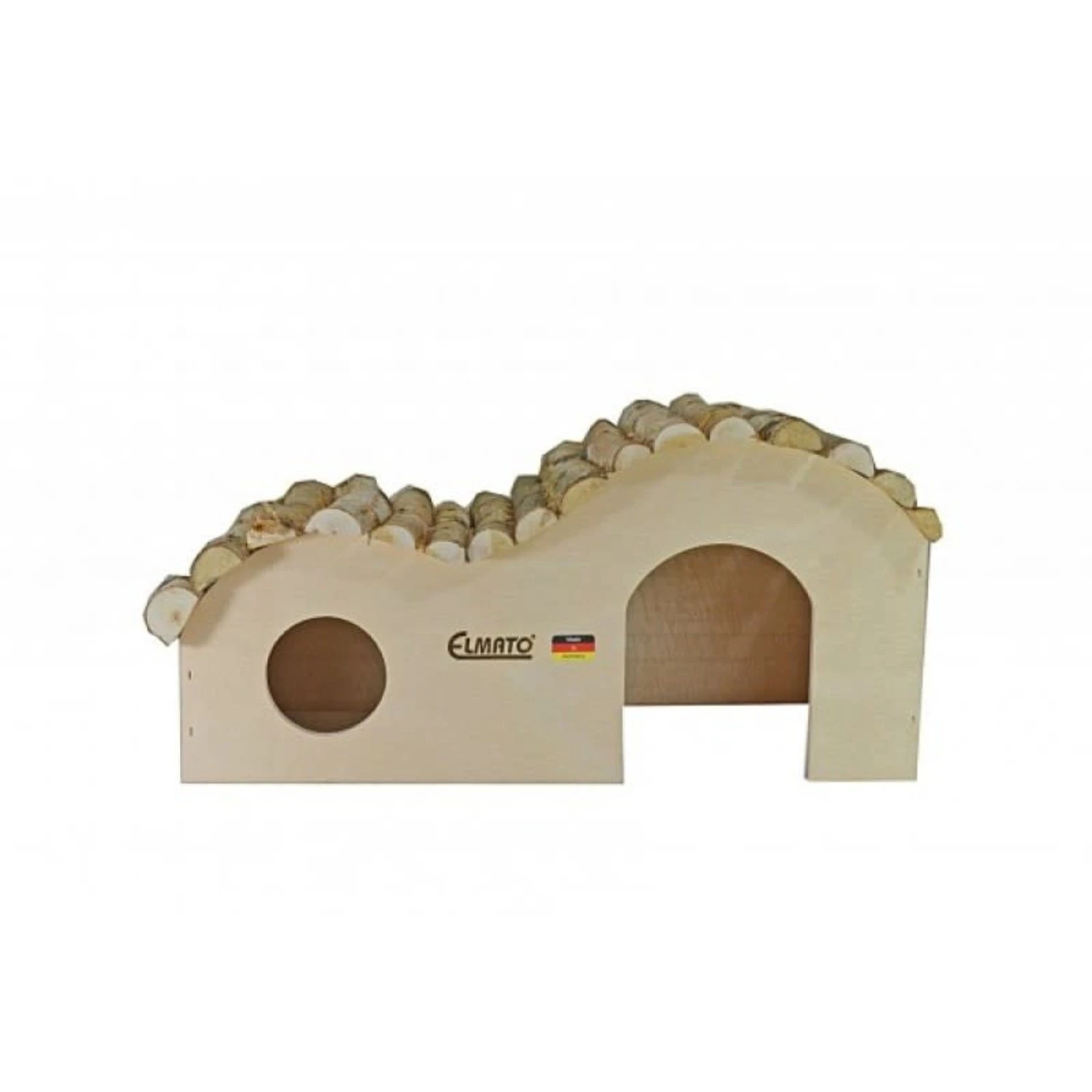 Elmato Elmato Natuurlijk Caviahuis - 45 X 21 X 22 Cm 4 Elmato Elmato Natuurlijk Caviahuis - 45 X 21 X 22 Cm - Afbeelding 2