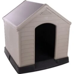 Flamingo Curver Petlife Kunststof Hok - Grijs-zwart - 95x99x99 Cm -Huisdierbenodigdheden Verkoop flamingo curver petlife kunststof hok grijs zwart 2