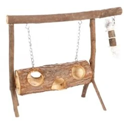 Flamingo Schommel Hout - 32x25 Cm