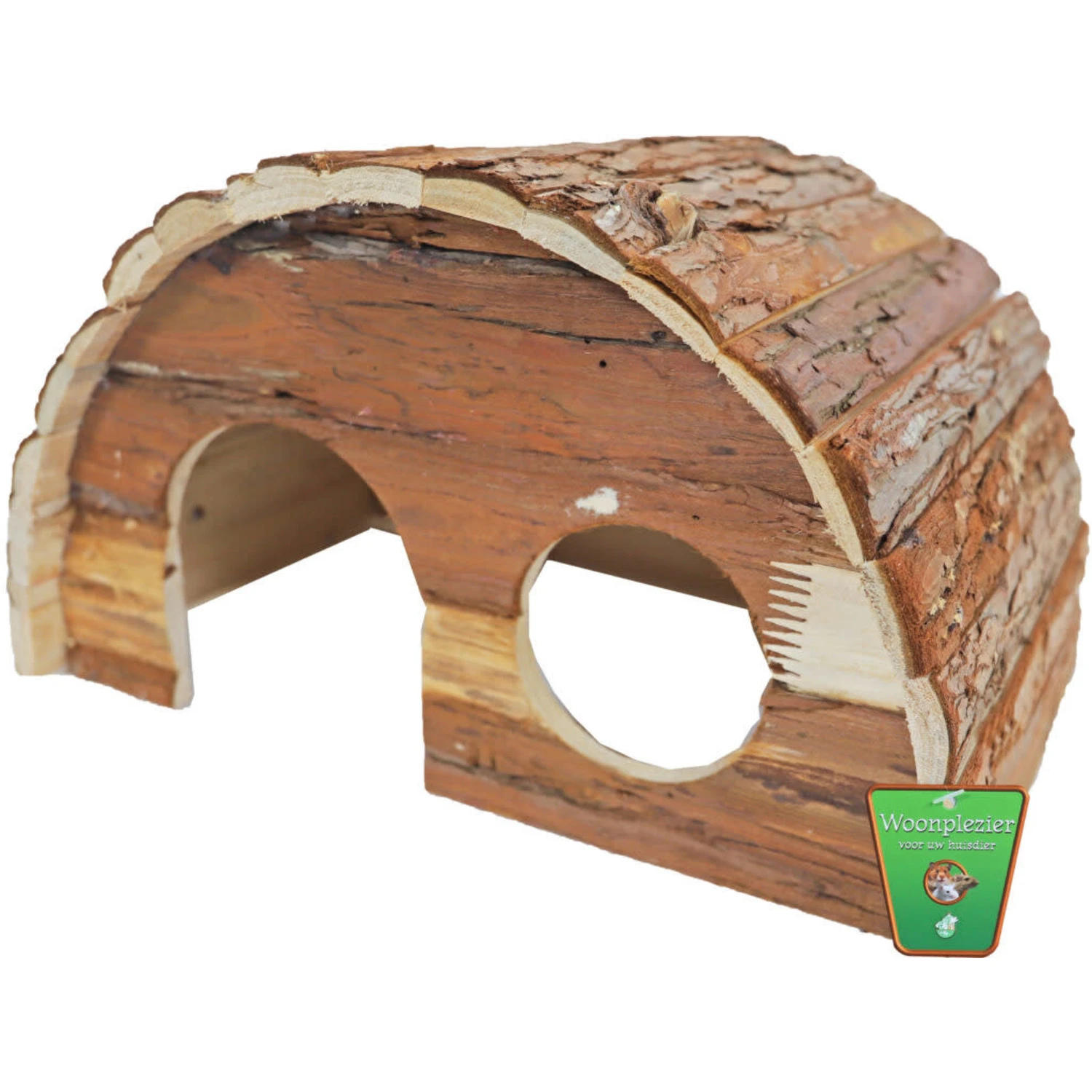 Gebr. De Boon Boon Houten Huis Halfrond Schorshout L - 36 Cm 3 Gebr. De Boon Boon Houten Huis Halfrond Schorshout L - 36 Cm