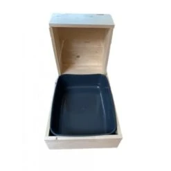 Houten Hooiruif L Met Toilet - Handgemaakt In Nederland -Huisdierbenodigdheden Verkoop houten hooiruif l met toilet handgemaakt in nederl 3