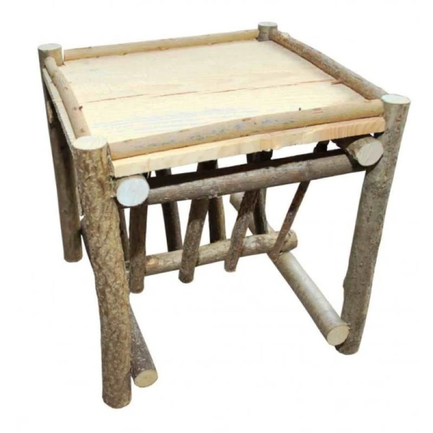 Houten Hooiruif Met Deksel L - 40 X 40 X 40 Cm 4 Houten Hooiruif Met Deksel L - 40 X 40 X 40 Cm - Afbeelding 2