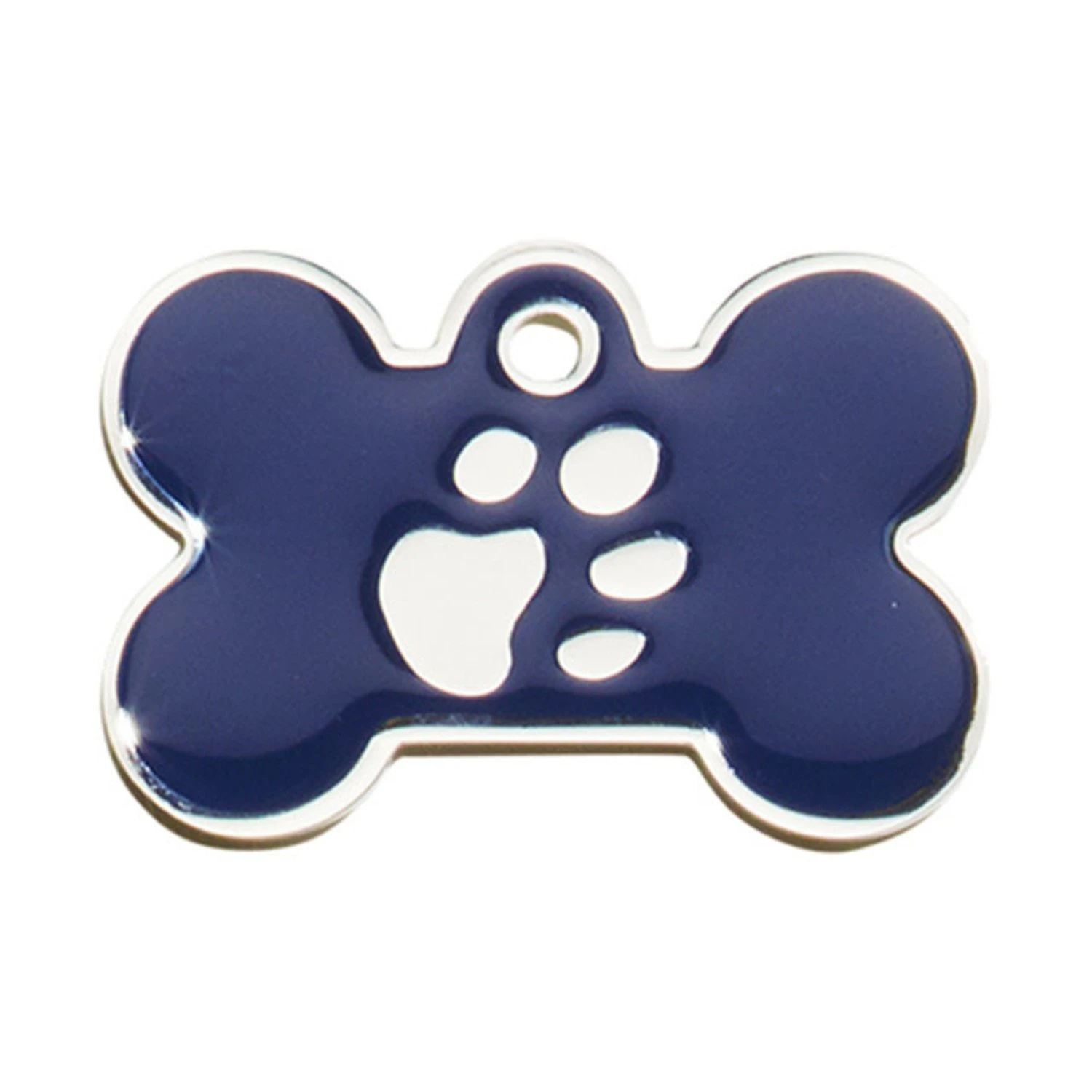 IMARC Hondenpenning – Bot – Poot Zilver – Blauw 4 IMARC Hondenpenning – Bot – Poot Zilver – Blauw - Afbeelding 3