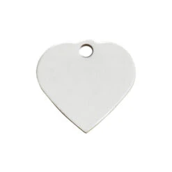 IMARC Hondenpenning – Hart – Chroom