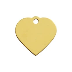 IMARC Hondenpenning – Hart – Goudkleurig