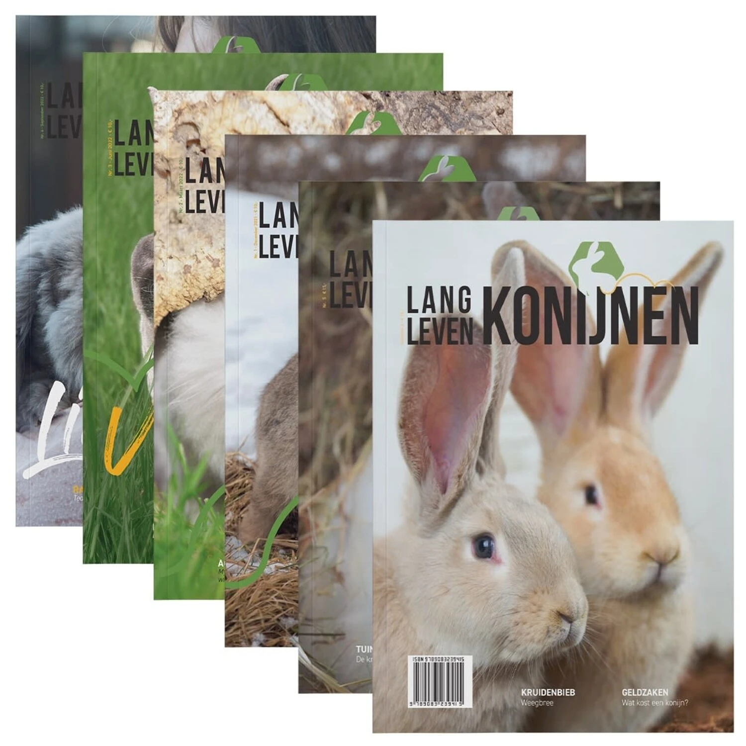 Lang Leven Konijnen Magazine - Zomer Leespakket Nr 1-6 3 Lang Leven Konijnen Magazine - Zomer Leespakket Nr 1-6