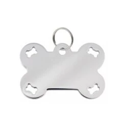 Pet Scribe Hondenpenning - Chroom - Uitgestanst Groot Bot