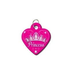 Pet Scribe Hondenpenning – Hart Roze – Princess -Huisdierbenodigdheden Verkoop pet scribe hondenpenning hart roze princess 2