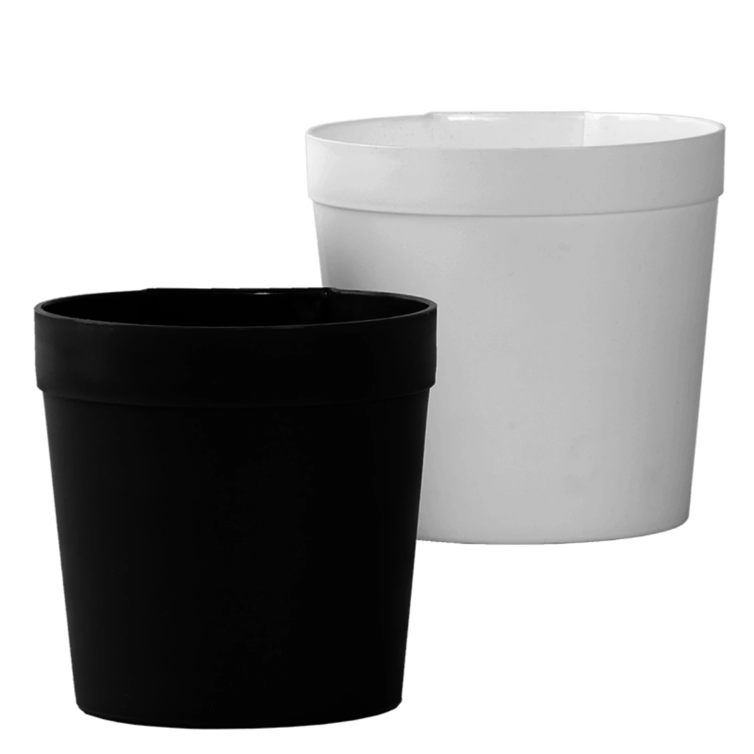 Raambloempot Set Van 2 - Zwart-wit - L 12 Raambloempot Set Van 2 - Zwart-wit - L - Afbeelding 10