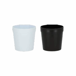 Raambloempot Set Van 2 - Zwart-wit - S -Huisdierbenodigdheden Verkoop raambloempot set van 2 zwart wit s 2