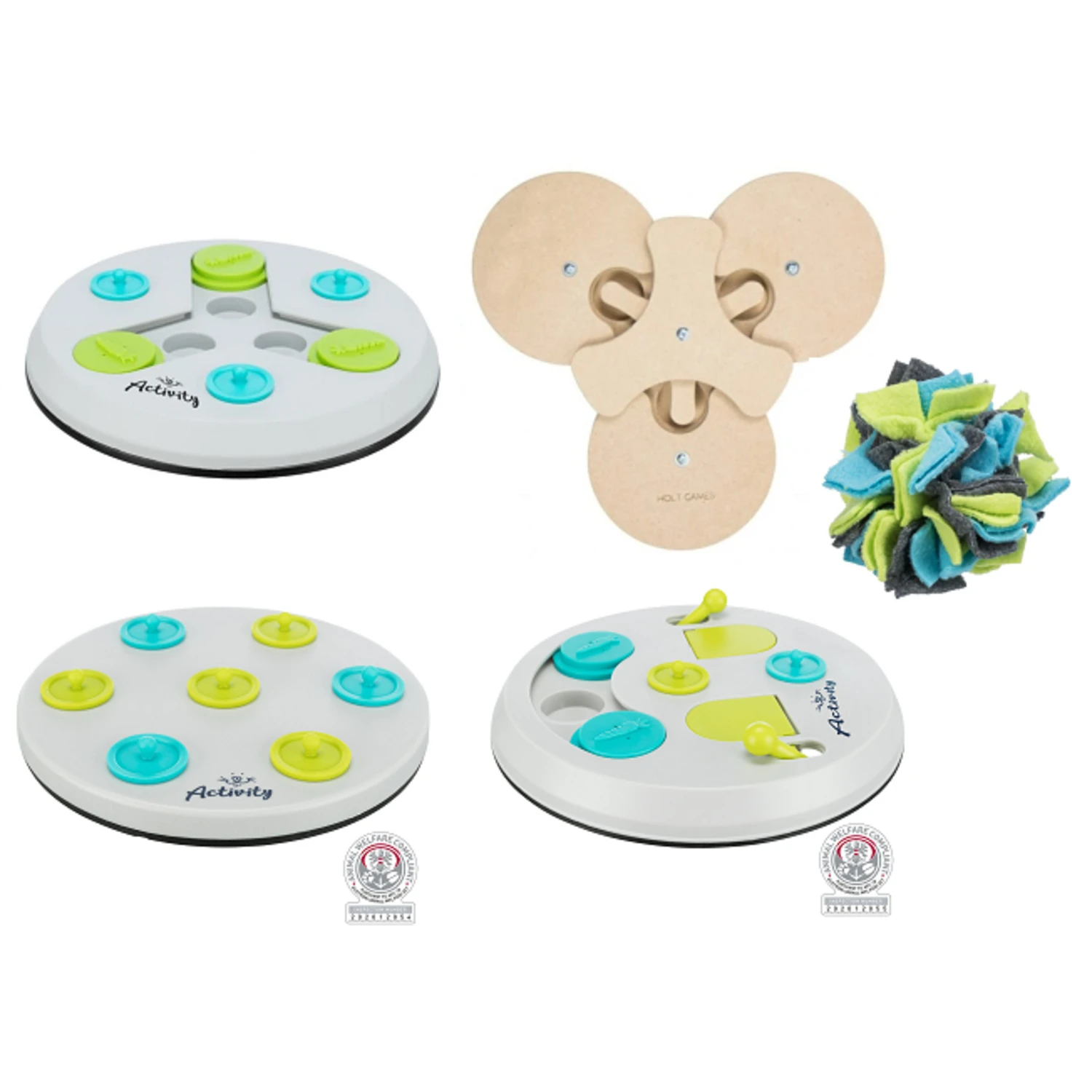 Spellen Pakket Deluxe + GRATIS Snuffelbal 3 Spellen Pakket Deluxe + GRATIS Snuffelbal