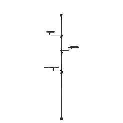 Telescopische étagère S -Huisdierbenodigdheden Verkoop telescopische etagere s 5