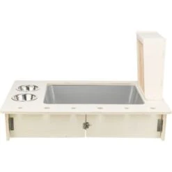 Trixie Houten Hooiruif Met Toilet - 70x41x47 Cm -Huisdierbenodigdheden Verkoop trixie houten hooiruif met toilet 70x41x47 cm 4