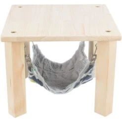 Trixie Houten Standaard Met Hangmat Sunny - 37x29x37 Cm -Huisdierbenodigdheden Verkoop trixie houten standaard met hangmat sunny 37x29x37 8