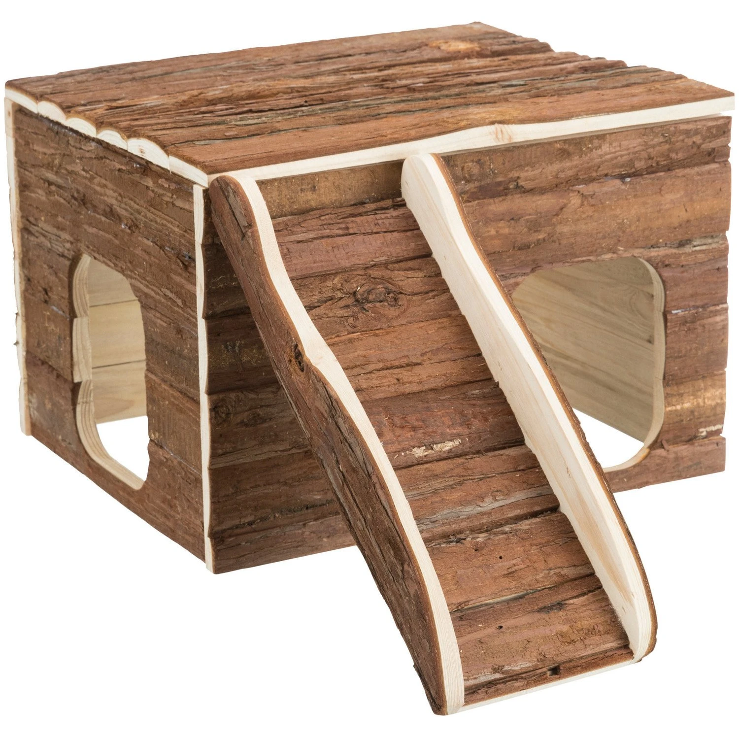 Trixie Trixie Houten Huis Gunnar Met Koel Of Verwarm Mogelijkheid 47x30x37-68 Cm 4 Trixie Trixie Houten Huis Gunnar Met Koel Of Verwarm Mogelijkheid 47x30x37-68 Cm - Afbeelding 2