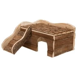 Trixie Trixie Houten Huis Ineke Schorshout - 2 Ingangen 30x16x32 Cm -Huisdierbenodigdheden Verkoop trixie trixie houten huis ineke schorshout 2 ingan 6