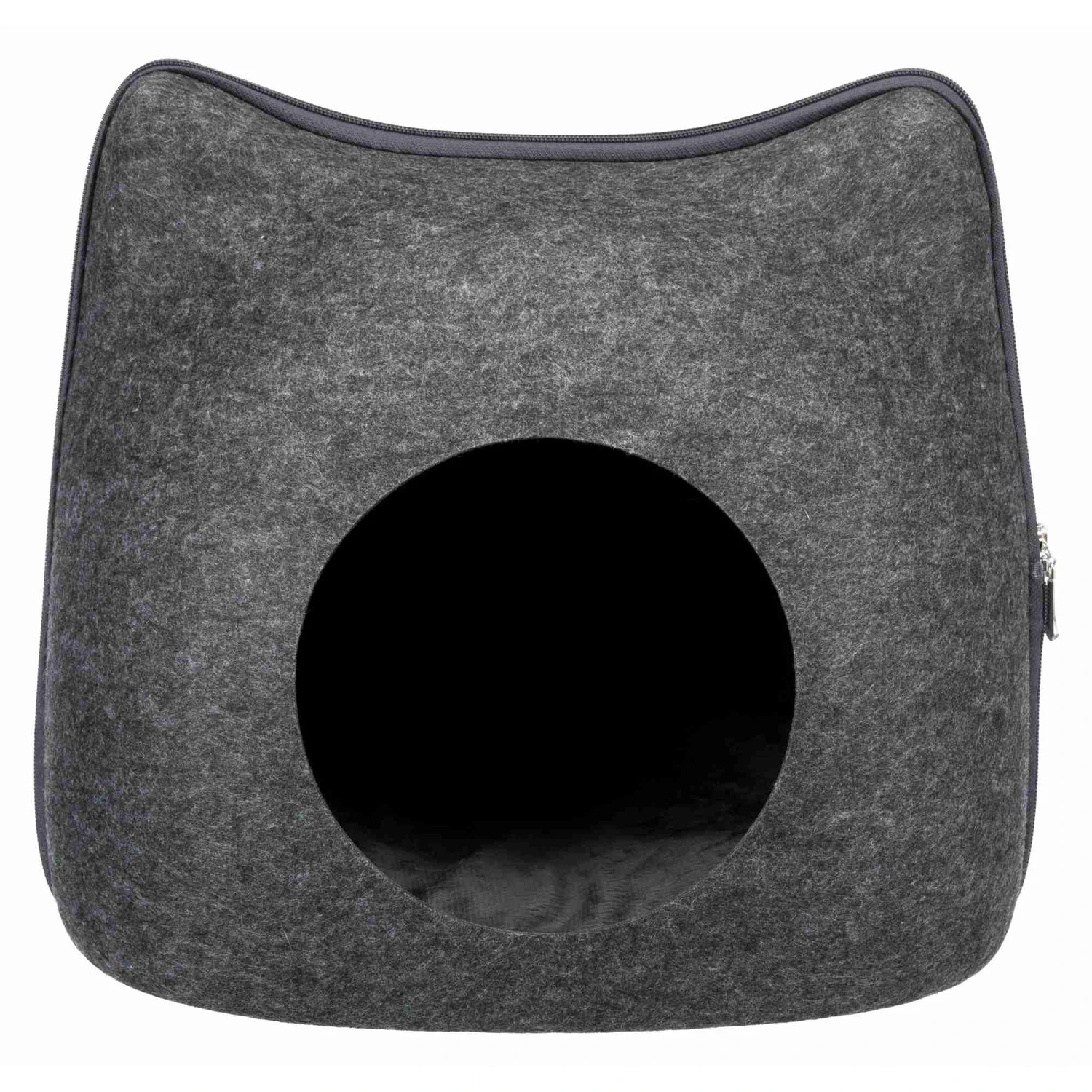 Trixie Trixie Iglo Cat - Vilt - Antraciet - 38x35x37 Cm 3 Trixie Trixie Iglo Cat - Vilt - Antraciet - 38x35x37 Cm