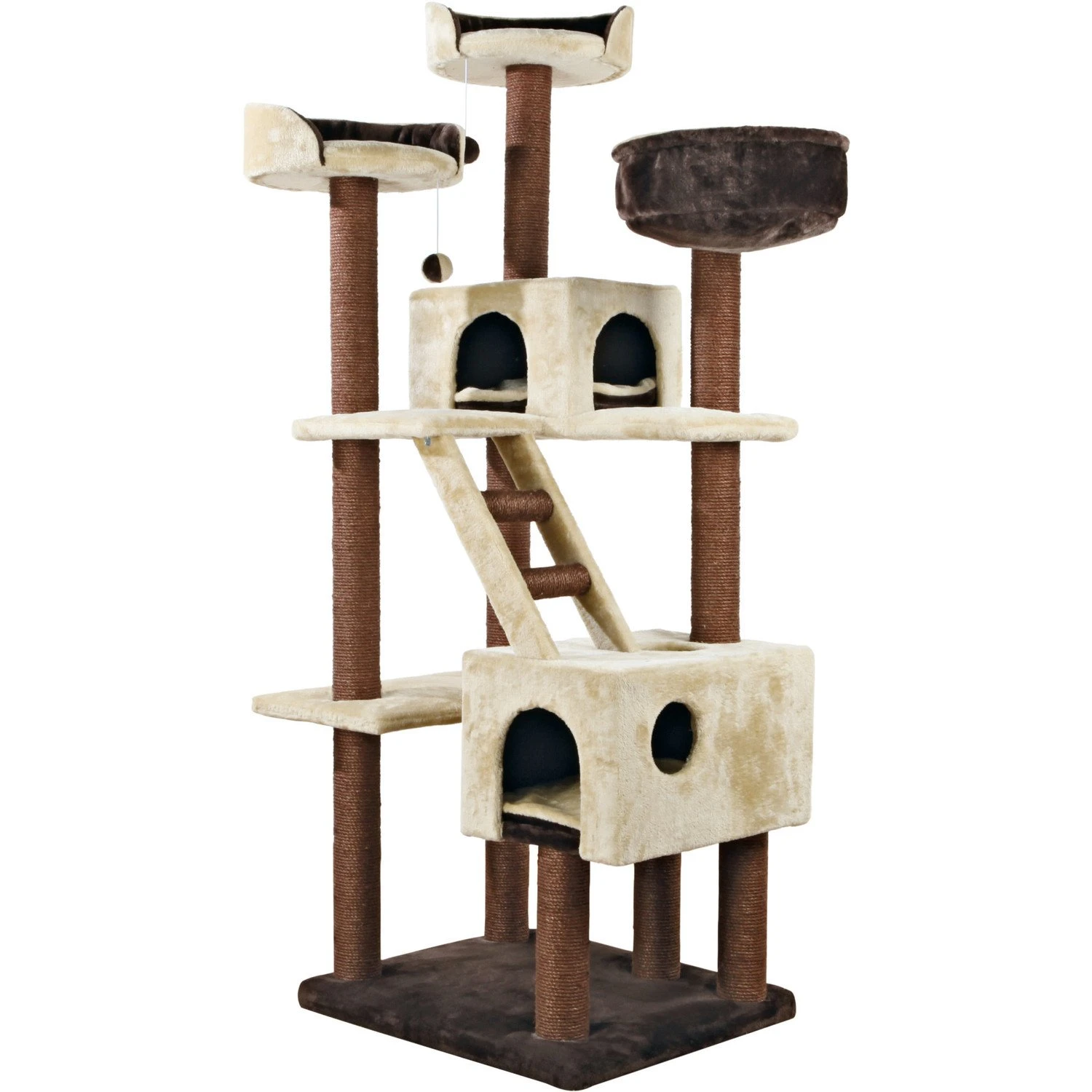 Trixie Trixie Krabpaal Felicitas - 190 Cm - Beige-Bruin 4 Trixie Trixie Krabpaal Felicitas - 190 Cm - Beige-Bruin - Afbeelding 2