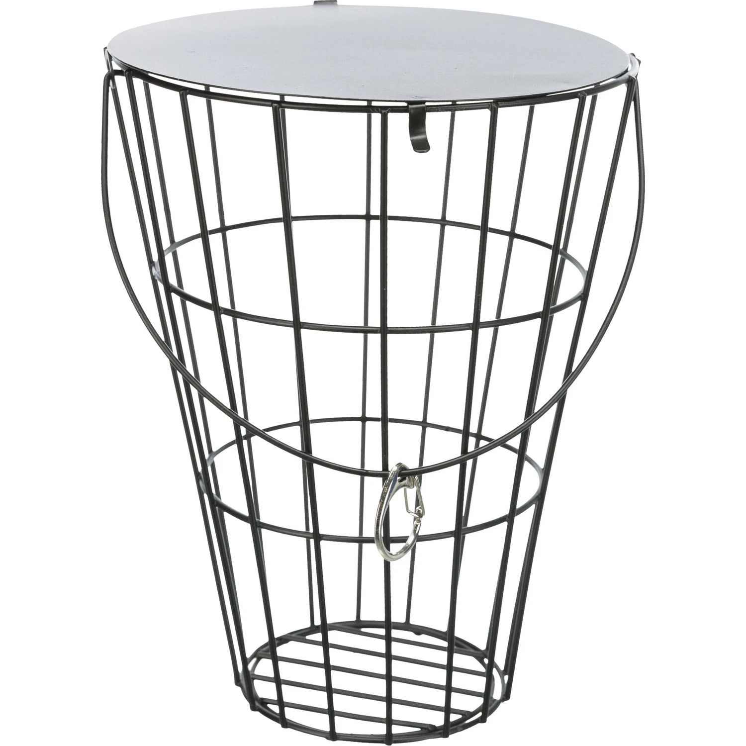 Trixie Trixie Metalen Hooiruif Hangmodel - 9-16x21 Cm - Zwart 4 Trixie Trixie Metalen Hooiruif Hangmodel - 9-16x21 Cm - Zwart - Afbeelding 2