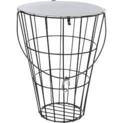 Trixie Trixie Metalen Hooiruif Hangmodel - 9-16x21 Cm - Zwart