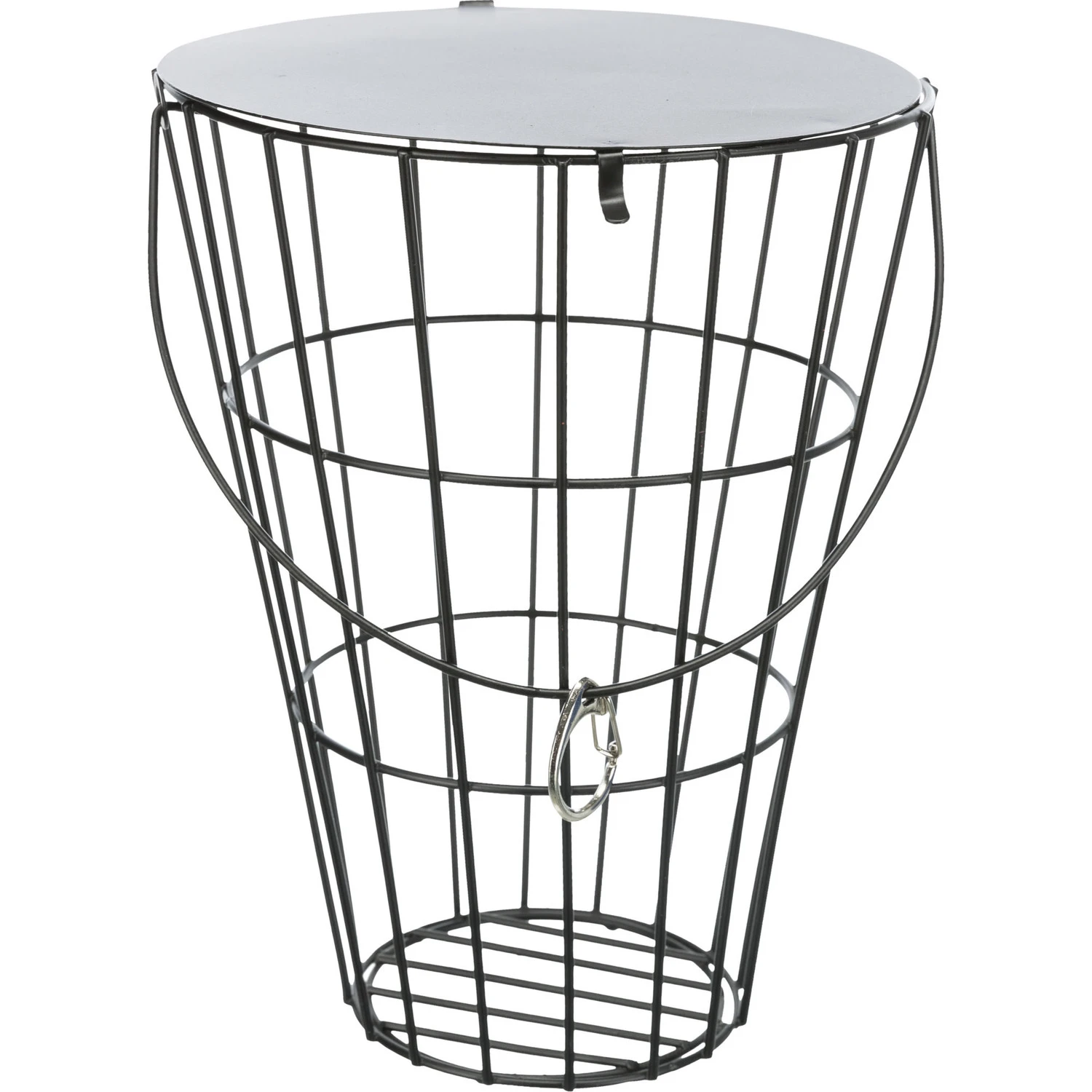 Trixie Trixie Metalen Hooiruif Hangmodel - 9-16x21 Cm - Zwart 3 Trixie Trixie Metalen Hooiruif Hangmodel - 9-16x21 Cm - Zwart