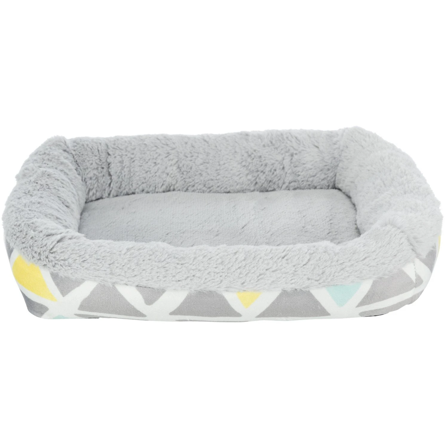 Trixie Trixie Relax Mand Bunny - Grijs Met Print 4 Trixie Trixie Relax Mand Bunny - Grijs Met Print - Afbeelding 2