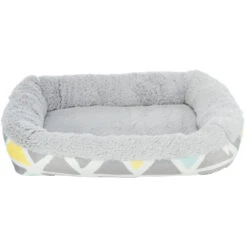 Trixie Trixie Relax Mand Bunny - Grijs Met Print