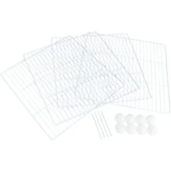 Trixie Trixie Uitbreidingselementen Indoor Ren - Draadkubus Kooi - 4 Stuks 35x35 Cm - Metaal