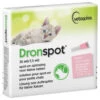 Vétoquinol Dronspot Spot-on - Ontwormingspipetten - 2 Stuks -Huisdierbenodigdheden Verkoop vetoquinol dronspot spot on ontwormingspipetten 2